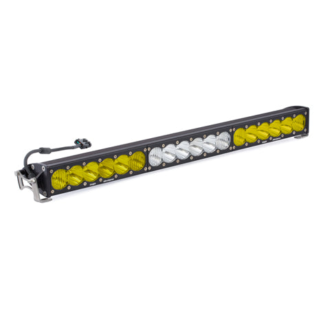 Baja Designs 30 Inch Dual Control Straight OnX6 Series LED Light Bar Amber/White