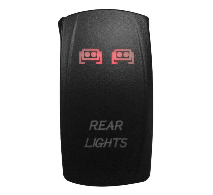 DragonFire Racing LaserEtched Dual LED Rear Light Powersport Pros