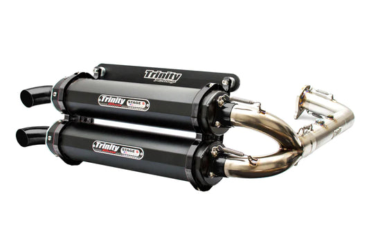 Trinity Racing Full Exhaust for Polaris RZR Turbo/S