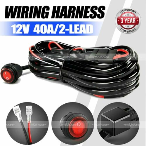 Falcon LED Wiring Kit with relay & on/off switch